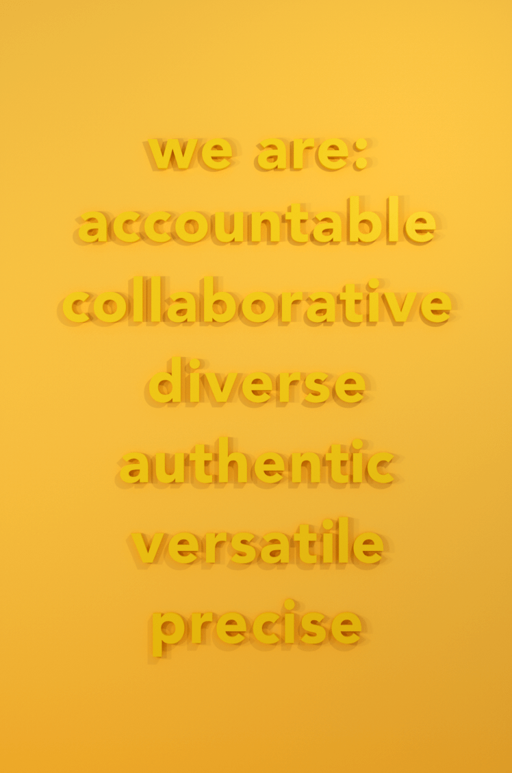 accountable collaborative diverse authentic versatile precise